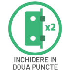 Scara pod TMP cu capac termoizolator cu inchidere in douaa puncte